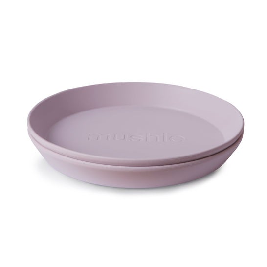 Mushie Pack Plat Rond Soft Lilac 2uts