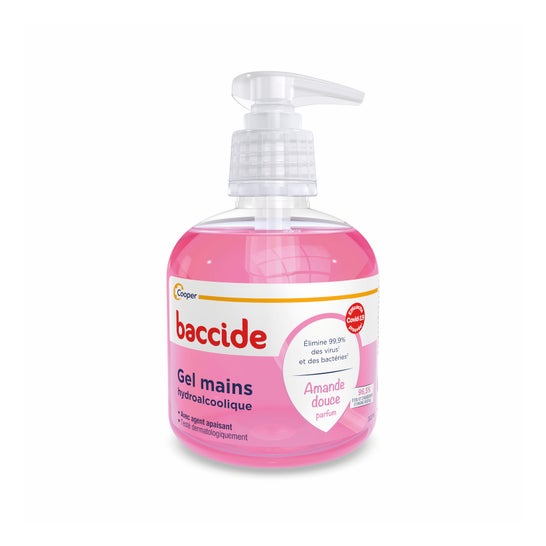 Baccide Gel Mains Hydroalcoolique Amande Douce 300ml