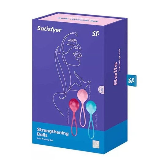 Satisfyer Strenghtening Balls Pelvic Training 3 pièces Satisfyer Strenghtening Balls Pelvic Training 3 pièces