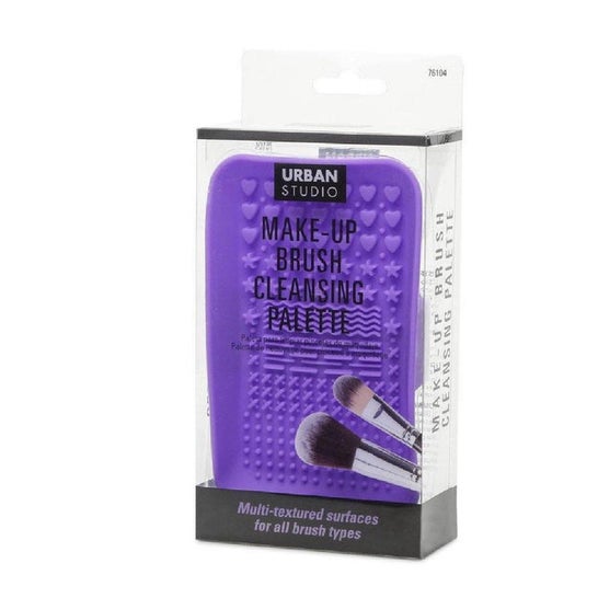 Cala Make-Up Brush Cleansing Palette Purple 1ut