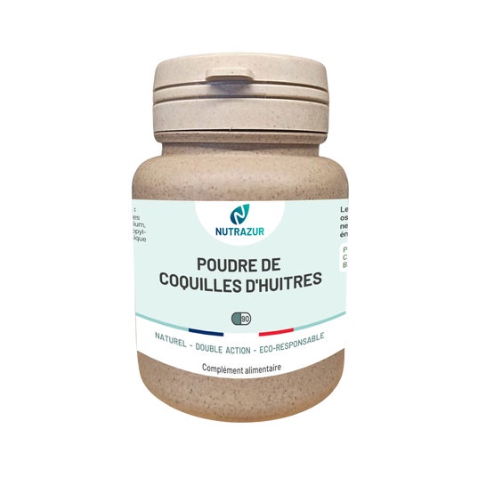 Nutrazur Poudre de Coquilles d'Huîtres 90caps