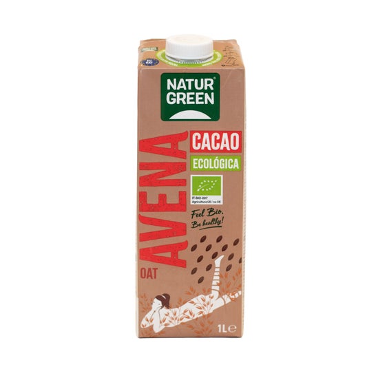 Naturgreen Organic Oatmeal and Cocoa Drink with Calcium 1l Naturgreen Organic Oatmeal and Cocoa Drink with Calcium 1l