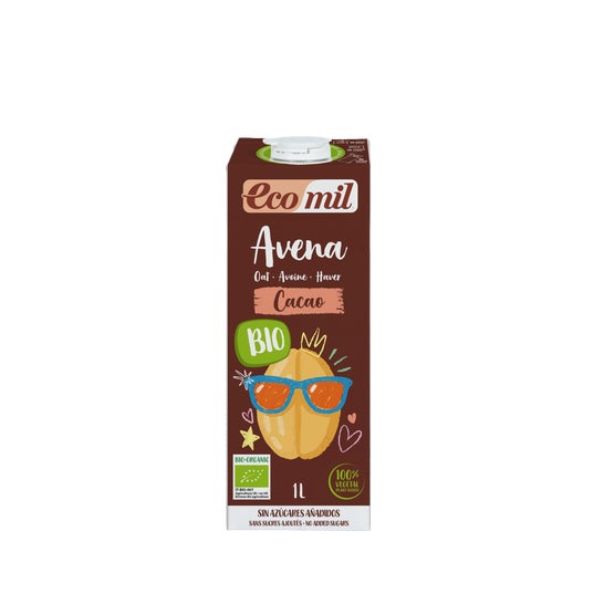 Ecomil Organic Oatmeal and Cocoa Drink with Calcium 1l