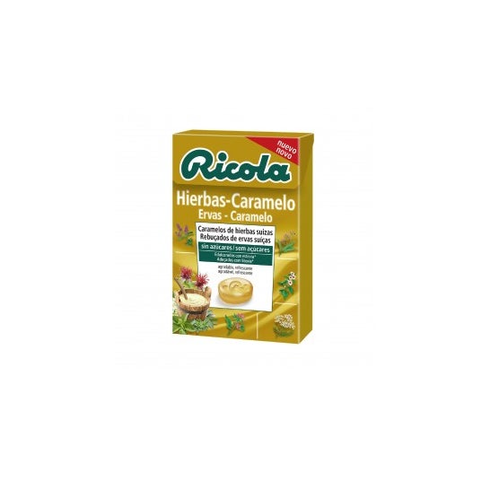 Ricola Herbes - Sans Sucre de Caramel 50g