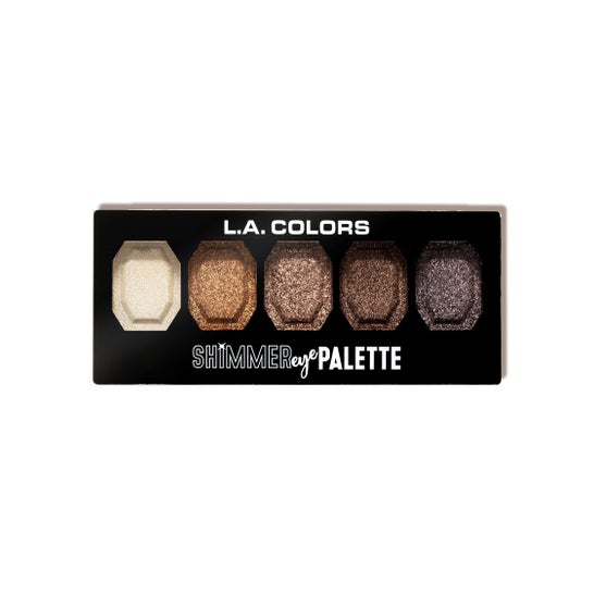 L.A. Colors Shimmer Eye Palette Eyeshadow Sparkle & Shine 11g