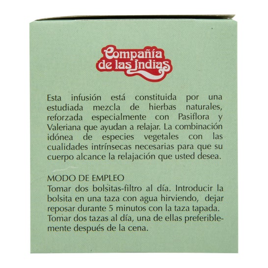 Compañia De Las Indias Infusion Tranquillisante 20uds