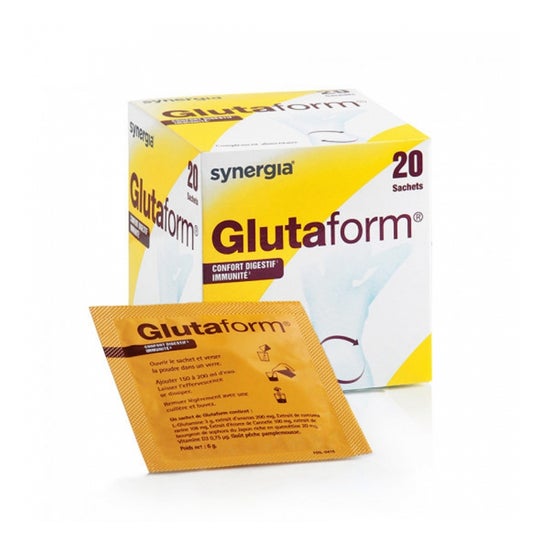 Synergia Glutaform Confort Digestif Immunité 20 Sachets