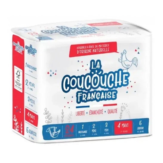 La Coucouche Française Pañales Talla 4 24 uds