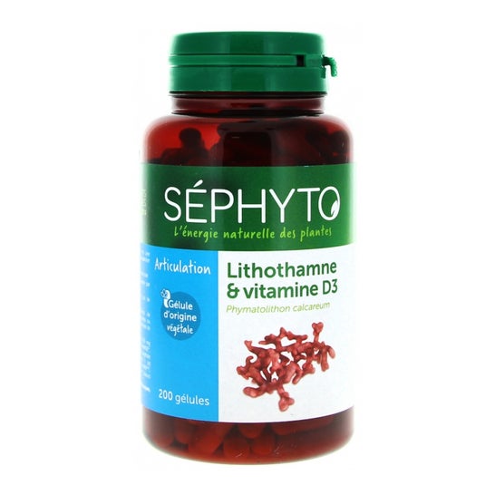 Sephyto Lithothamne 420mg + Vitamine D3 200caps