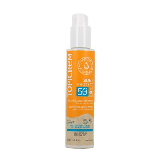 Topicrem Sun Protect Spf50+ Spray Solaire Hydratant 150ml