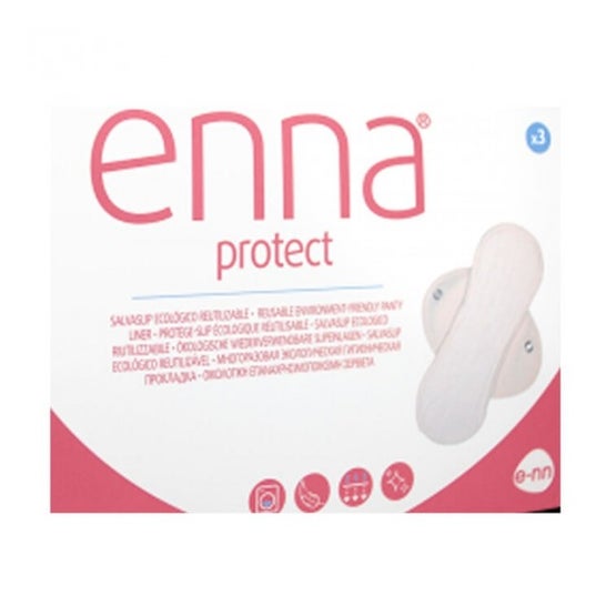 Enna Protect Protège-slip écologique réutilisable 3 pièces