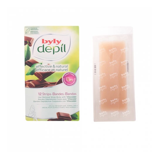 Byly Depil Body Strips Chocolate 12 pièces