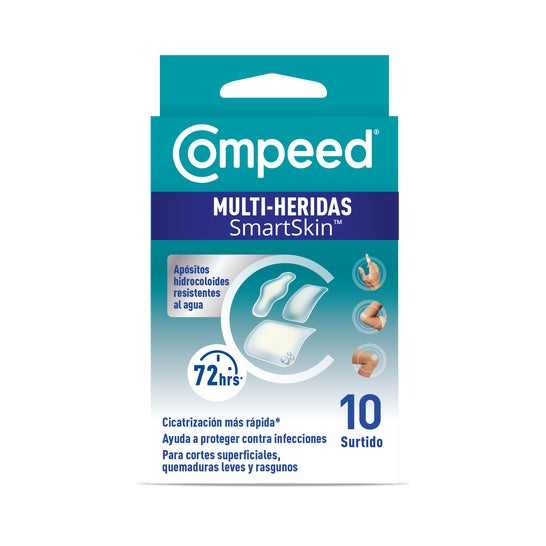Compeed Plaies Pansements Hydrocolloïdes Imperméables Assortiment 10 unités