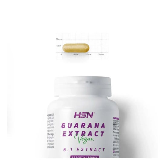 HSN Extracto de Guaraná 6:1 400mg 120vcaps