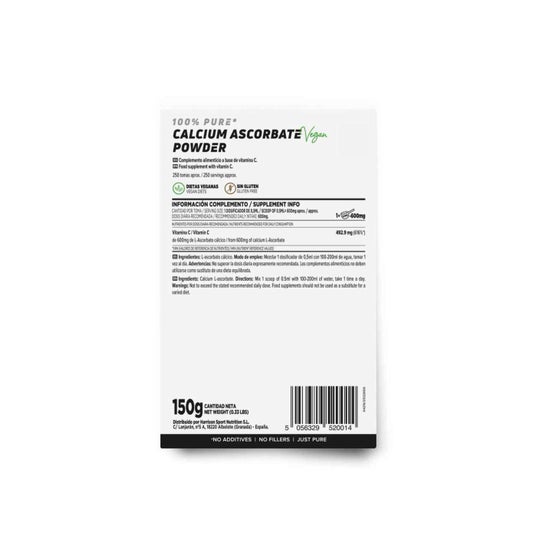 HSN Ascorbato de Calcio Vitamina C en Polvo 150g