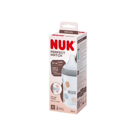 Nuk Perfect Match Biberão Balões 3+M 260 ml