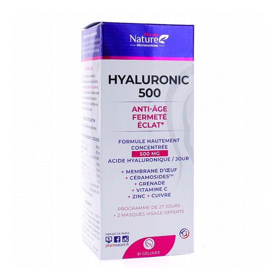 Pharm Nature Hyaluronic 500 Anti Âge 81 Gélules