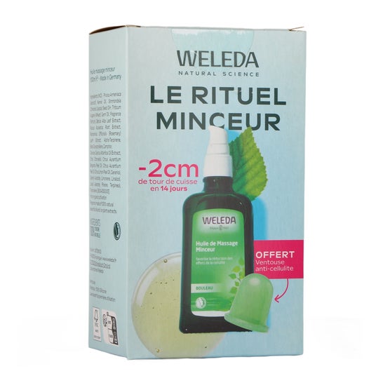 Weleda Pack Rituel Huile de Massage 100 ml + Ventouse