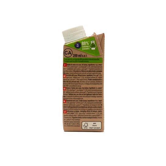 Naturgreen Organic Oatmeal and Cocoa Drink with Calcium 200 ml