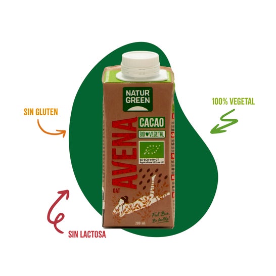 Naturgreen Organic Oatmeal and Cocoa Drink with Calcium 200 ml