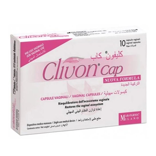 Mar-Farma Clivon Cap 10 Capsules Vaginales