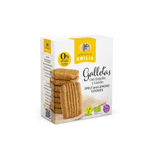 La Receta de Emilia Biscuit Épeautre Citron Eco 160g