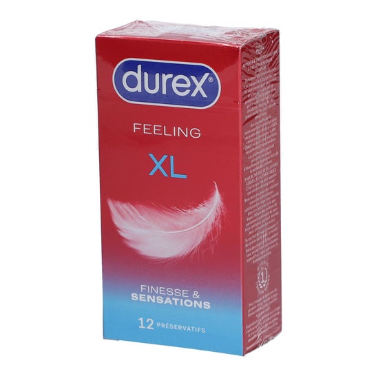 Durex Feeling XL Finesse & Sensations Préservatifs 12 uts
