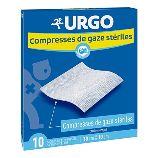 Urgo Compresses Stériles 10x10cm 20uts