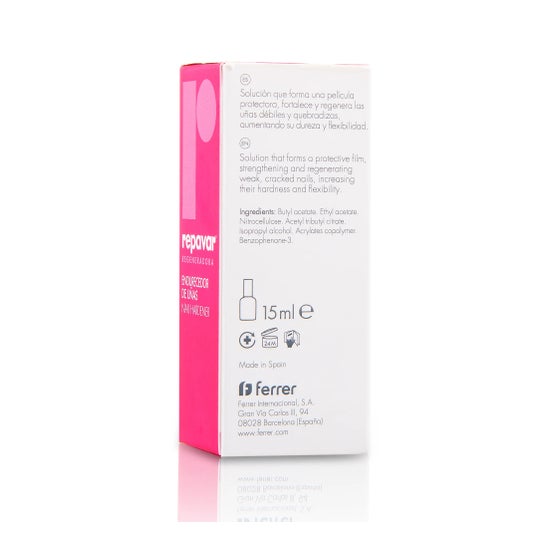 Réparateur Durcisseur Régénérant pour Ongles 15ml