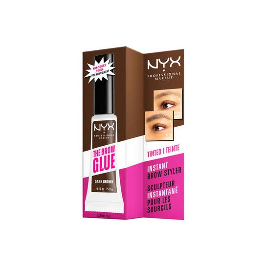 Nyx The Brow Glue Instant Brow Styler Dark Brown 5g