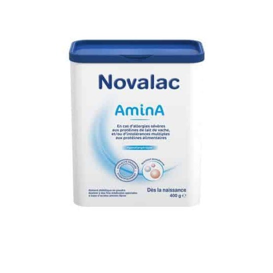 Novalac Amina : lait en poudre sans protéines de lait de vache