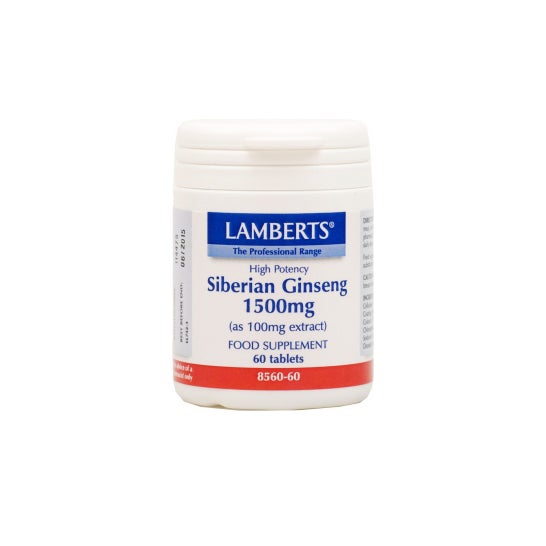 Lamberts Siberian Ginseng 1500mg 60 Comp 60 Comp