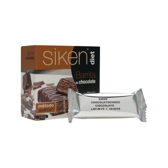 Siken Diet barre chocolatée aromatisée 5 pcs
