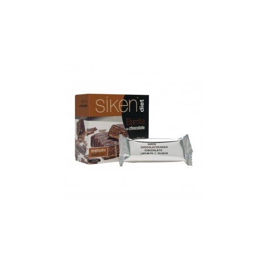 Siken Diet barre chocolatée aromatisée 5 Unités