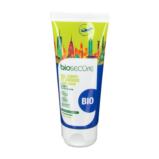 Bio Secure gel Corps Et Cheveux Sans Savon 100 ml