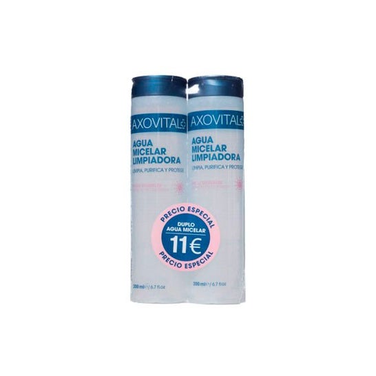 Axovital nettoyeur d'eau micellaire 200ml+200ml