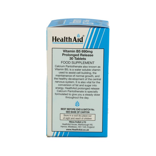 Aide à la santé Vitamine B5 690mg