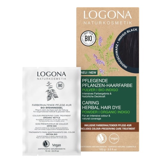 Logona Coloration végétale Noir Indigo 100 g