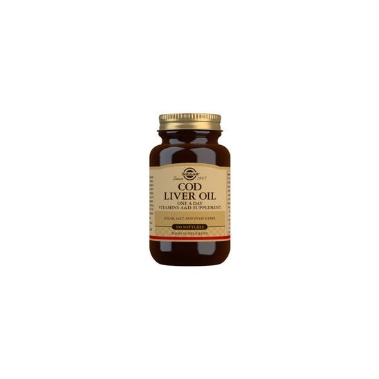 Solgar Huile De Foie De Morue Norvegien 100 gélules