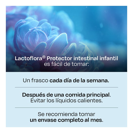 Lactoflora Probiotic Intestinal Protector for Children Saveur de la fraise 10 flacons monodoses