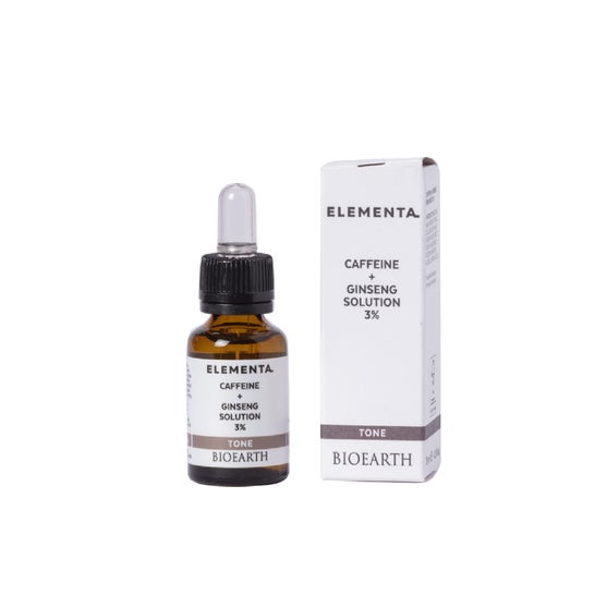 Bioearth Elemental Solución de Cafeína + Gingseng 3% 15ml