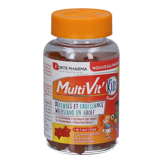 Forté Pharma MultiVit' Kids Défenses & Croissance 60 Gummies