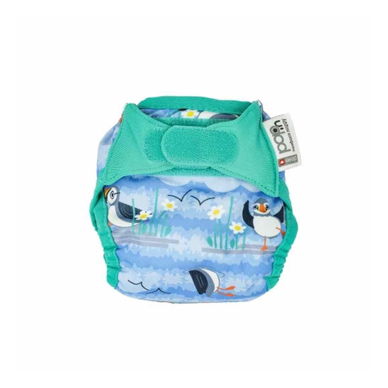 Close Pop-In Nouveau-Né Blue Puffin Couche 1ut