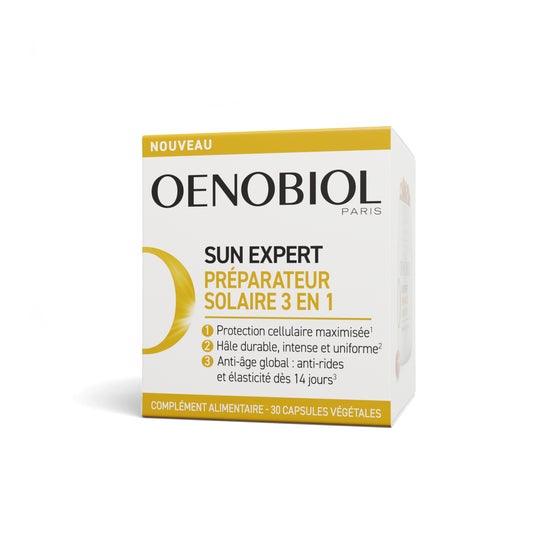 Oenobiol Sun Expert Préparateur Solaire 3 en 1 30 Capsules
