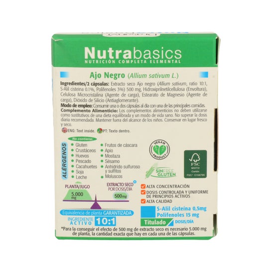 Drasanvi Nutrabasics Ail Noir 24caps