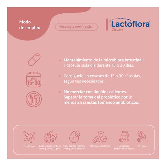 Lactoflora Ciscare 30 Capsules