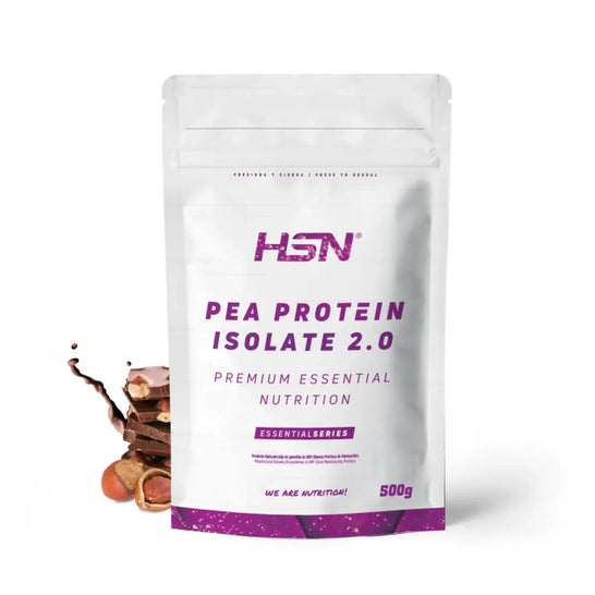 HSN Proteína de Guisante Aislada 2.0 Chocolate y Avellanas 500g