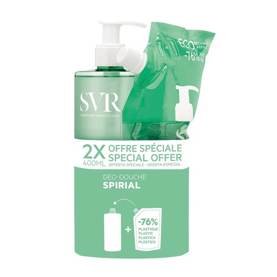 SVR Spirial Deo Gel de Ducha Desodorante + Recarga