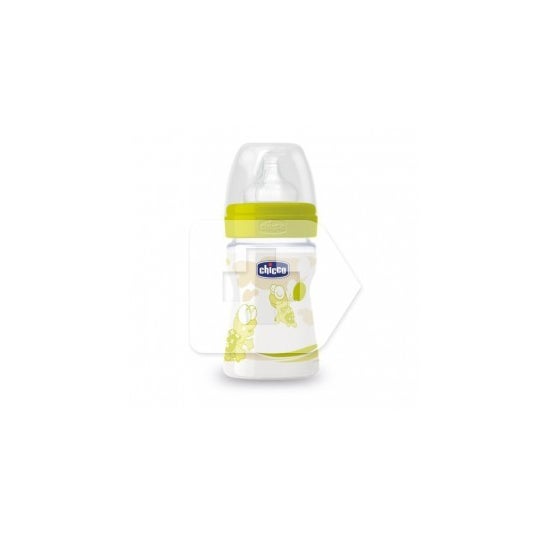 Chicco™ Flacon tétine silicone Bouteille à large ouverture débit normal 1 150ml