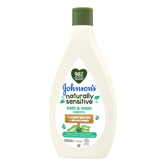 Johnson's Gel de Baño Naturally Sensitive 395ml